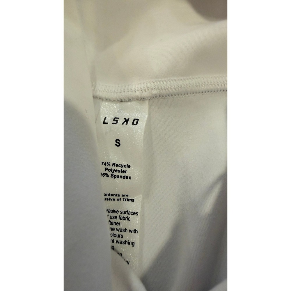 LSKD Fusion Ultra High-Rise 6" Short Pockets White Women's Size Small NWT NEW - Picture 12 of 16